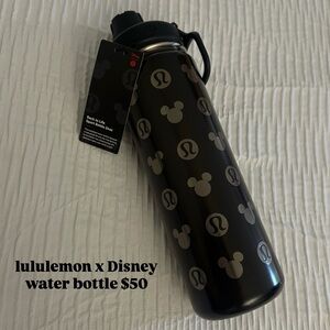 Lululemon x Disney Black Water Bottle